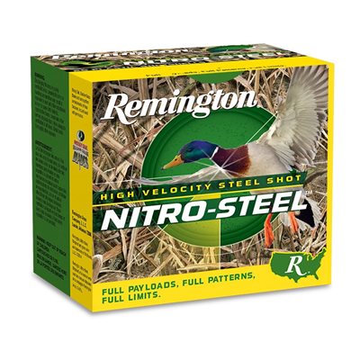 REMINGTON NITRO-STEEL 25 PLASTIC SHOTSHELLS HIGH VELOCITY