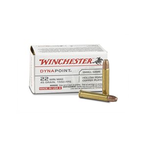 WINCHESTER DYNAPOINT SMALL GAME 45 GRAIN, 1550FPS RIMFIRE AM