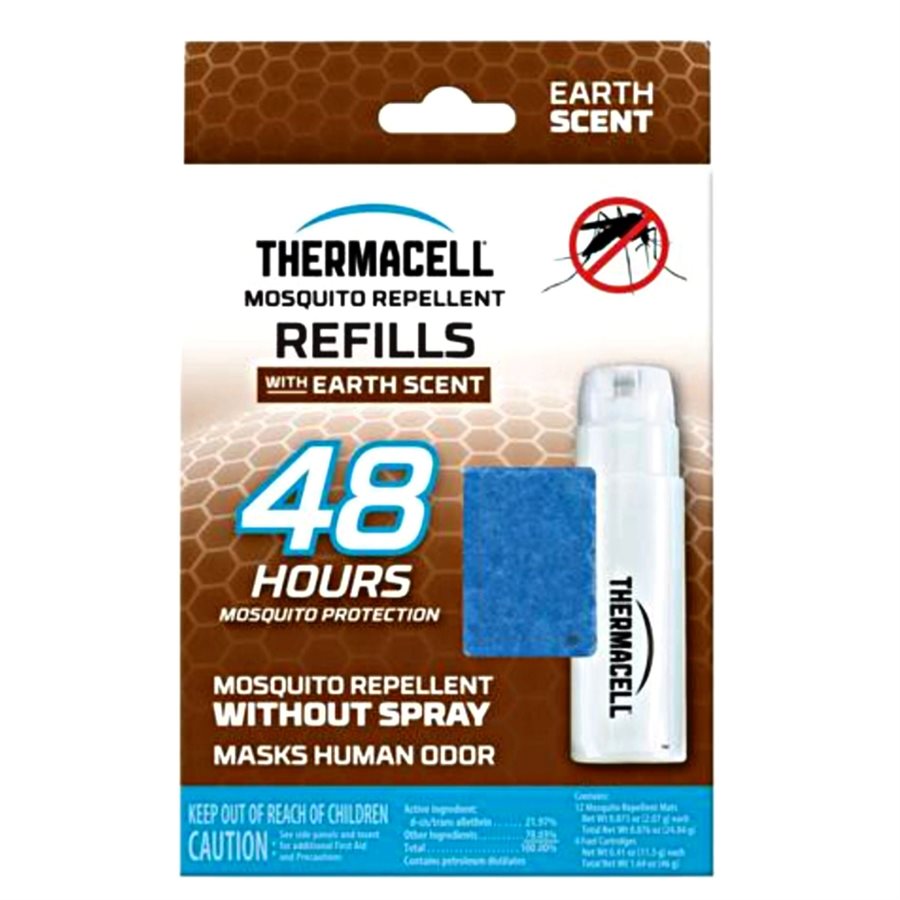 THERMACELL MOSQUITO AERA REPELLENT REFILLS W EARTH SCENT 48H
