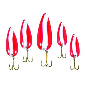 EAGLE CLAE DOOMS DAY SPOON RED / WHITE QTY 5